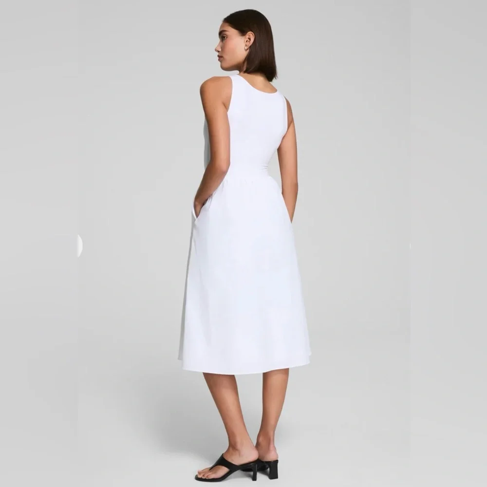 SPANXsmooth Jersey Scoop Neck Tank Midi Dress - Picture 2 of 6